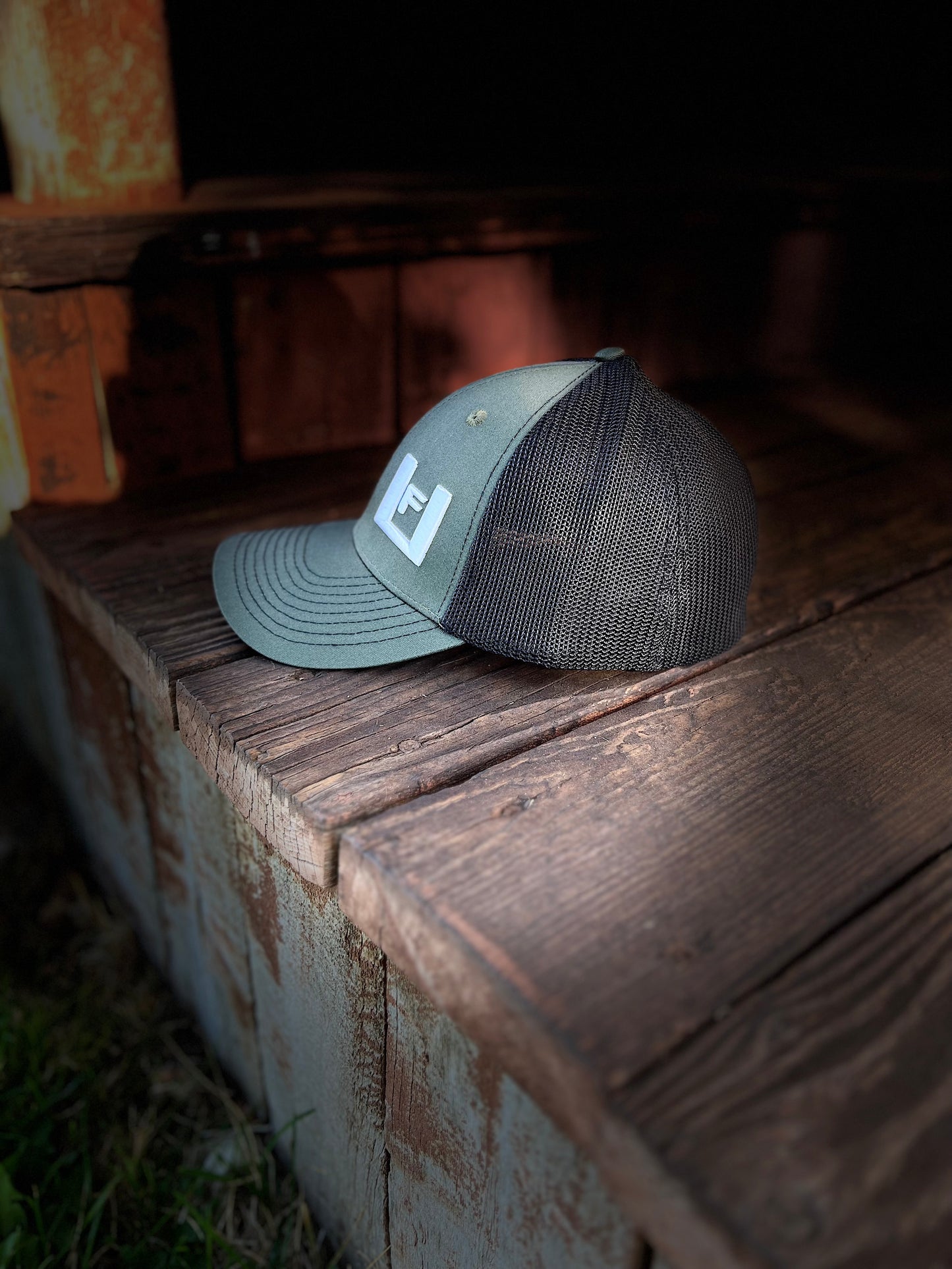 FU Flex Fit Hat left side logo L/XL