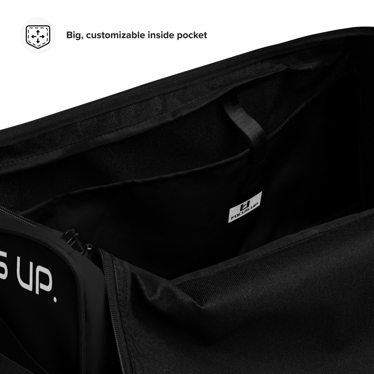 FU - Black Duffle bag