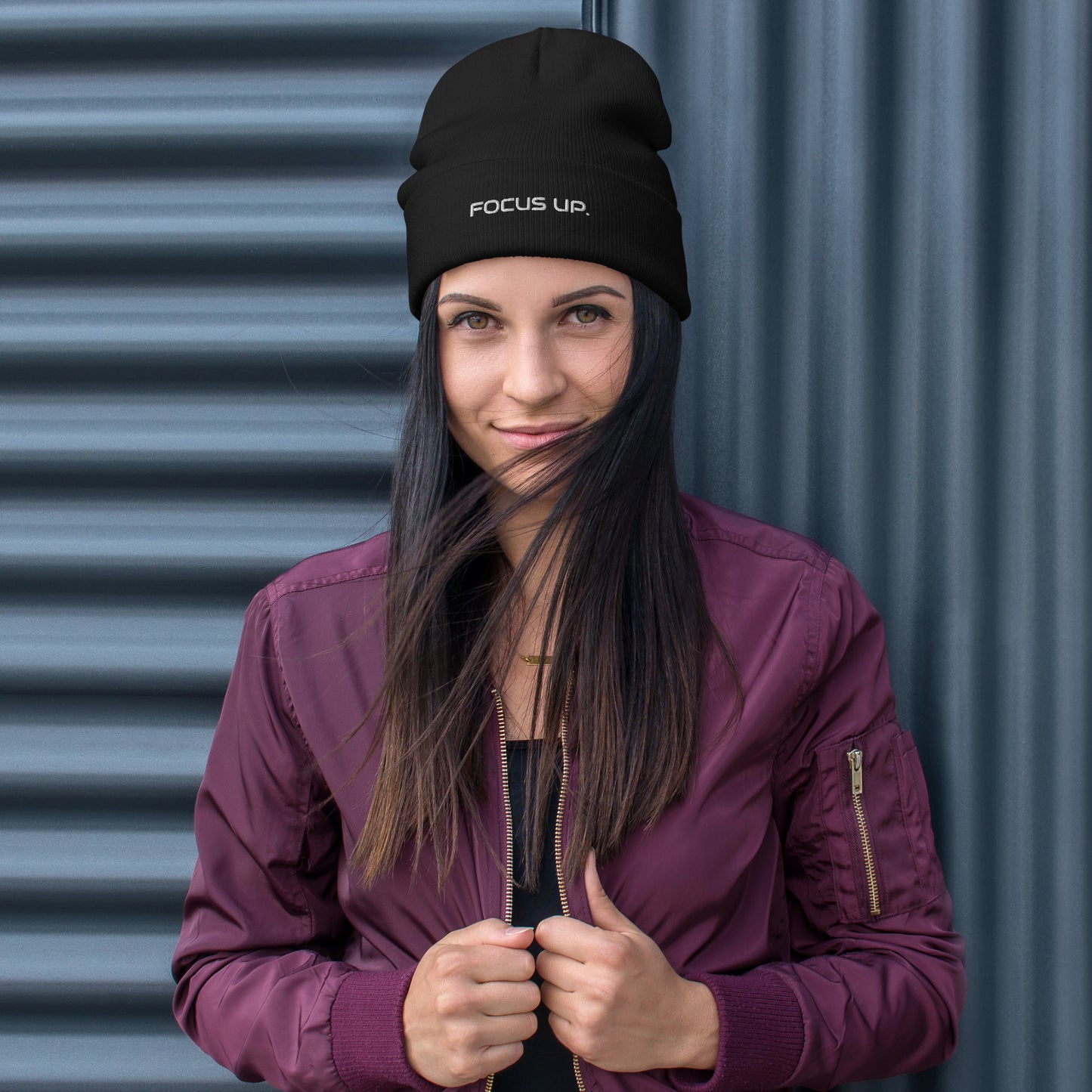 FU - Embroidered Beanie