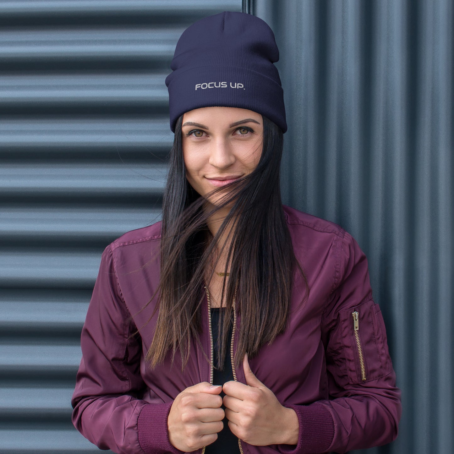 FU - Embroidered Beanie