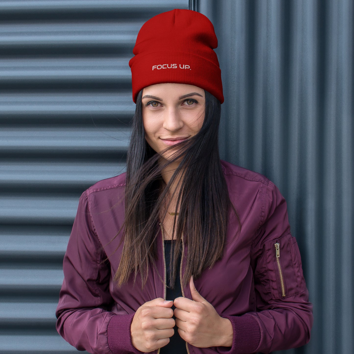 FU - Embroidered Beanie