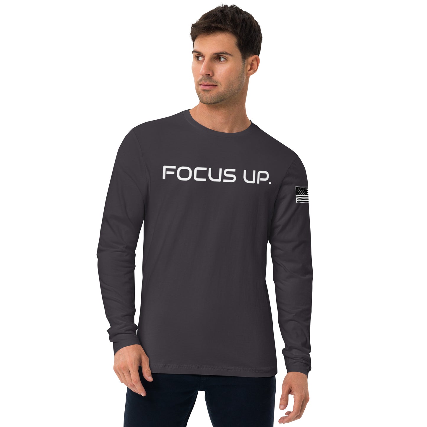 FU - Long Sleeve Fitted Crew