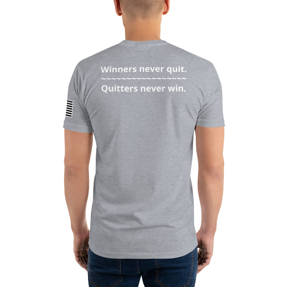 Winners Never Quit - Short Sleeve T-shirt
