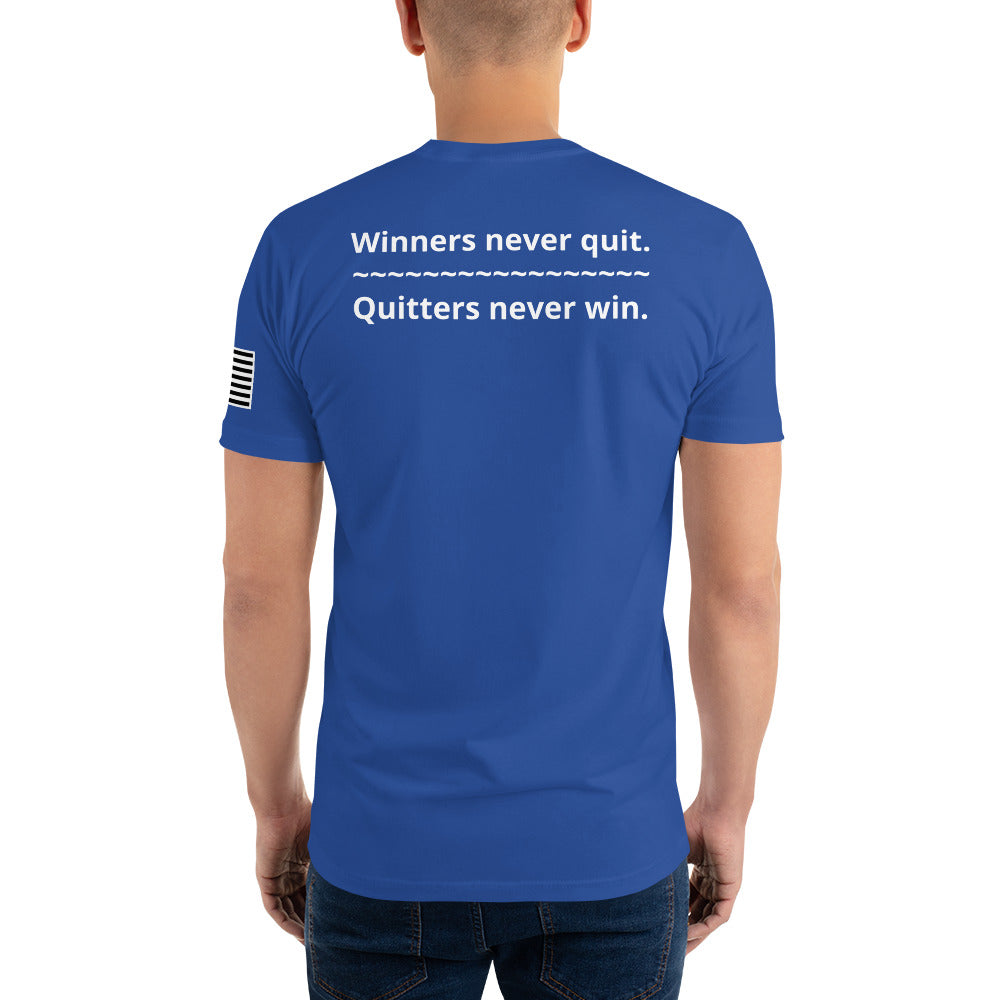 Winners Never Quit - Short Sleeve T-shirt