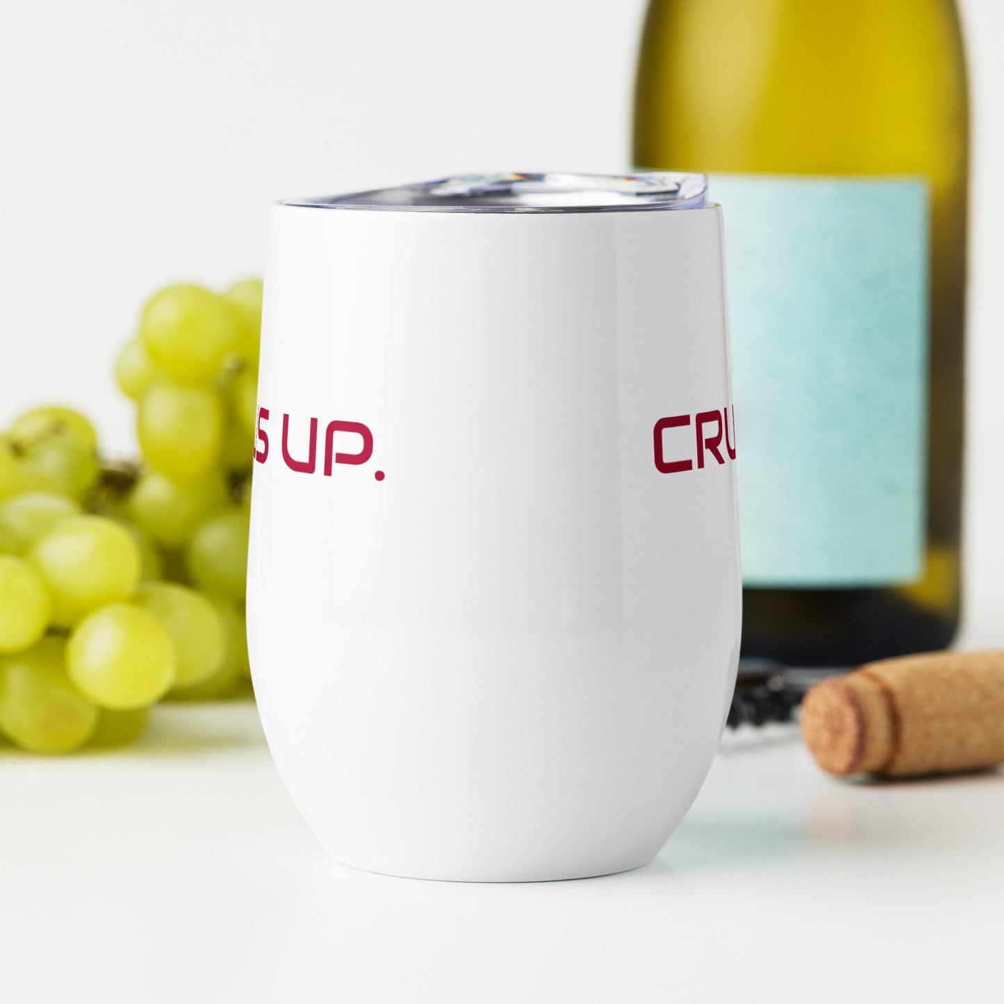 Focus Up & Crush It Wine tumbler