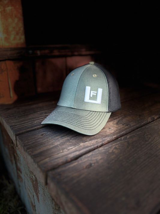 FU Flex Fit Hat left side logo L/XL