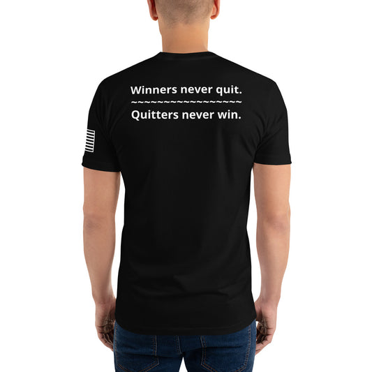 Winners Never Quit - Short Sleeve T-shirt