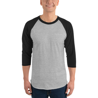 FU - 3/4 sleeve raglan shirt - white embroidery