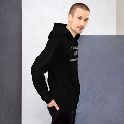 FU No Bad Days - Heavy blend Unisex Hoodie - white embroidered