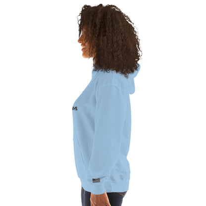 FU No Bad Days - Heavy blend Unisex Hoodie - Black embroidered