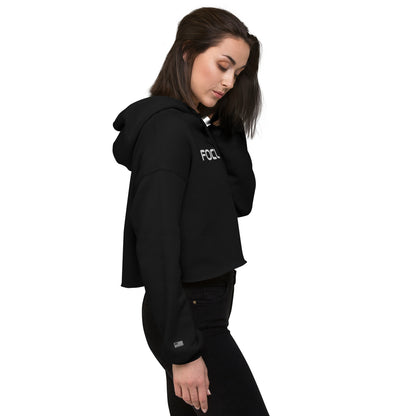 Focus Up & Crush It - Women's Crop Hoodie
